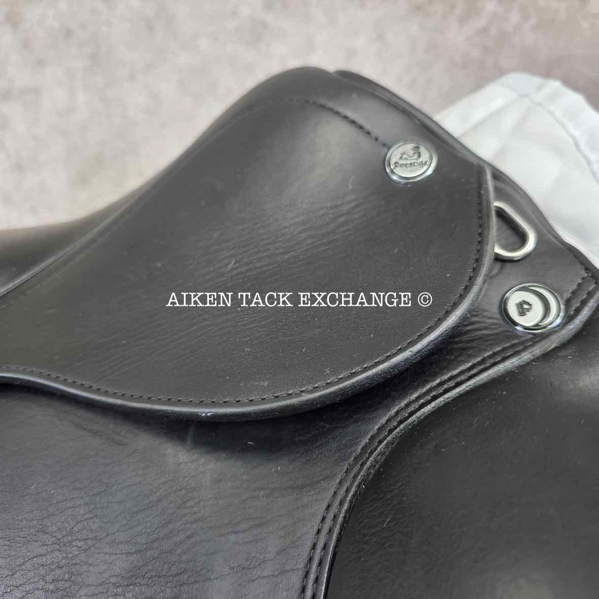 2021 Prestige X-D2 K Zero Dressage Saddle, 18" Seat, Medium Tree, Wool Flocked Panels