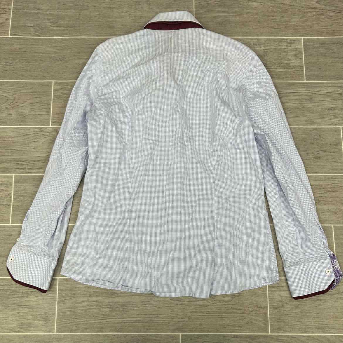 Fior Da Liso Long Sleeve Collared Shirt, Size 10