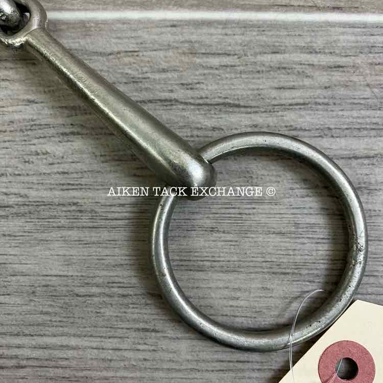 Star Steel Silver Single Joint Loose Ring Bradoon Bit 5.25"