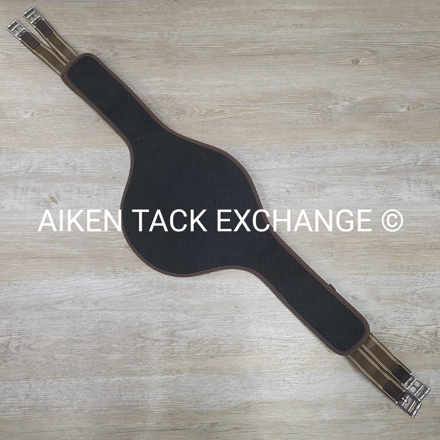 Majyk Equipe 'Tucksafe' Belly Guard Stud Guard Girth, Brown, 56"