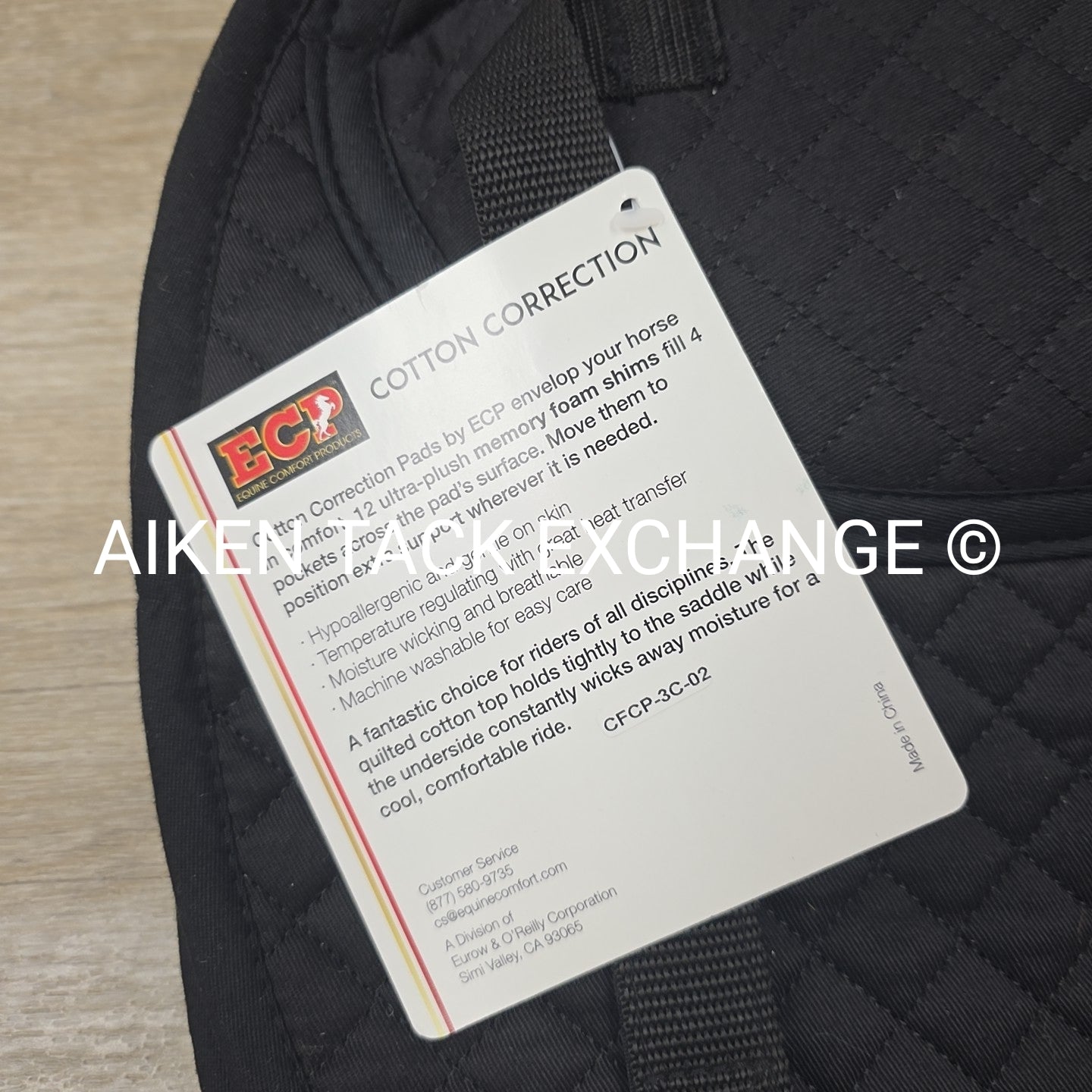 ECP All Purpose Contoured Correction Saddle Pad with Shims