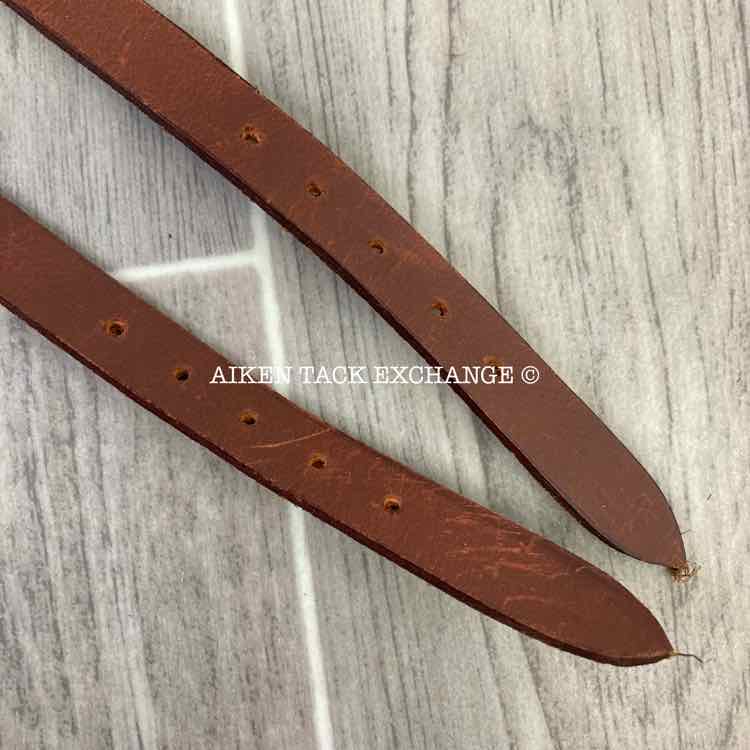 Garter Jodphur Straps, Brown, Large