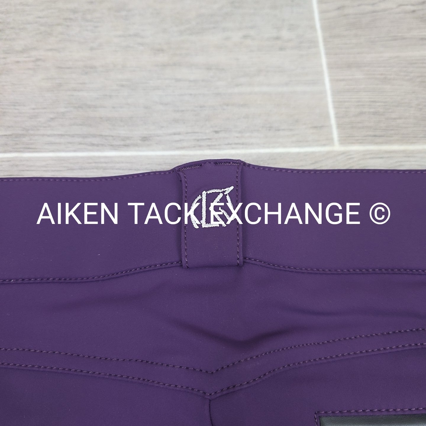 KL Select Gabrielle Knee Patch Breeches, Purple, Women's Size 24R