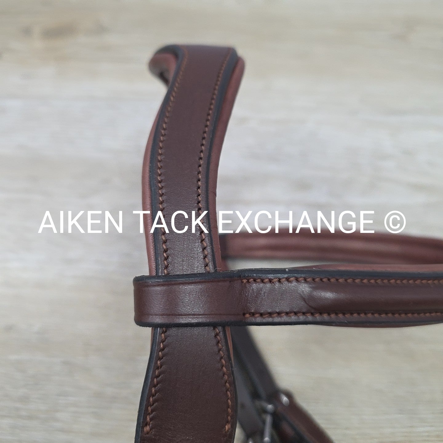 Trust Equestrian Hickstead Hackamore Bridle, No Reins, Brown, Size Full