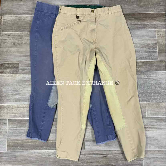 BARGAIN BUNDLE: 2 Pairs of Full Seat Breeches - Size 32R