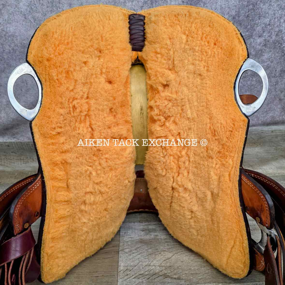 Henderson Custom Saddlery Roughout Western Saddle, 16" Seat, Wide Tree - Full QH Bars