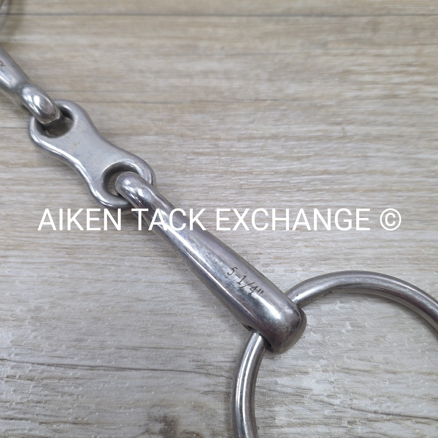 French Link Loose Ring Bradoon Bit 5.25"