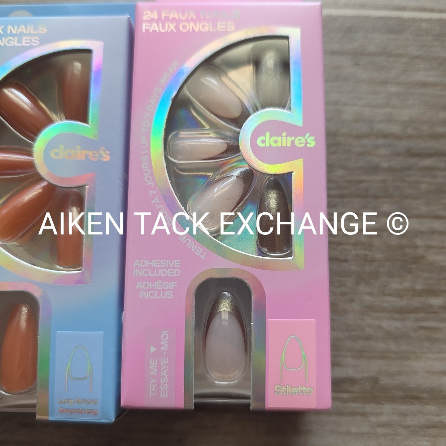 Claire's Press-On Nails (2 Sets) - 24 Count Each (48 Total)