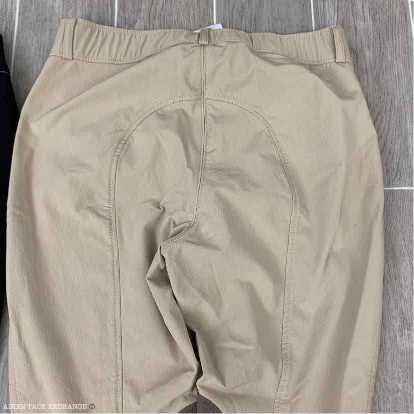 BARGAIN BUNDLE: 2 Pairs of Knee Patch Breeches, Equine Couture & HKM, Size 28