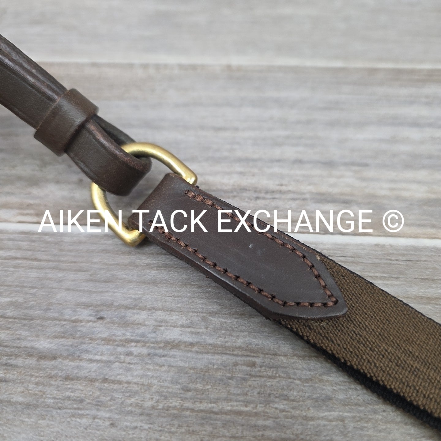 Kentaur Elastic Breastplate with Running Martingale Attachment, Brown, Size Cob