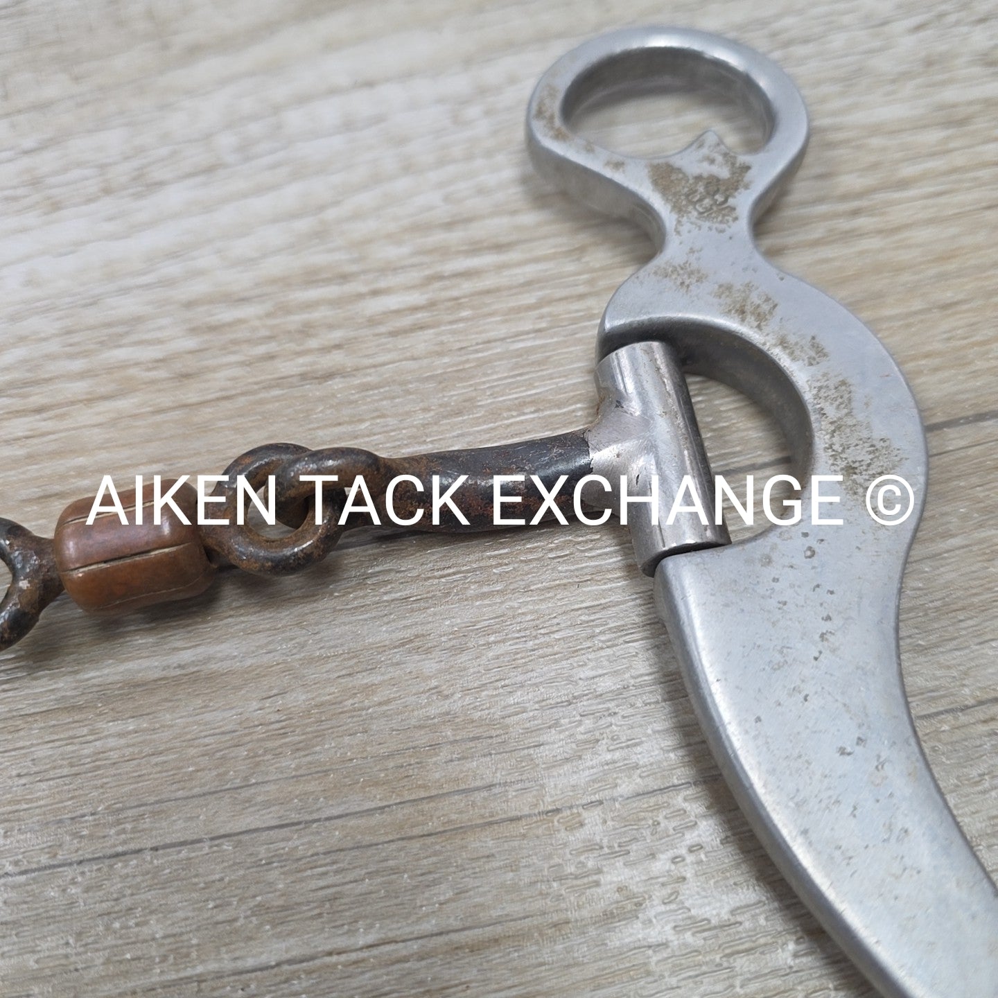 EB Elliott Sweet Iron Double Joint Copper Roller Aluminum Shank Bit 5"