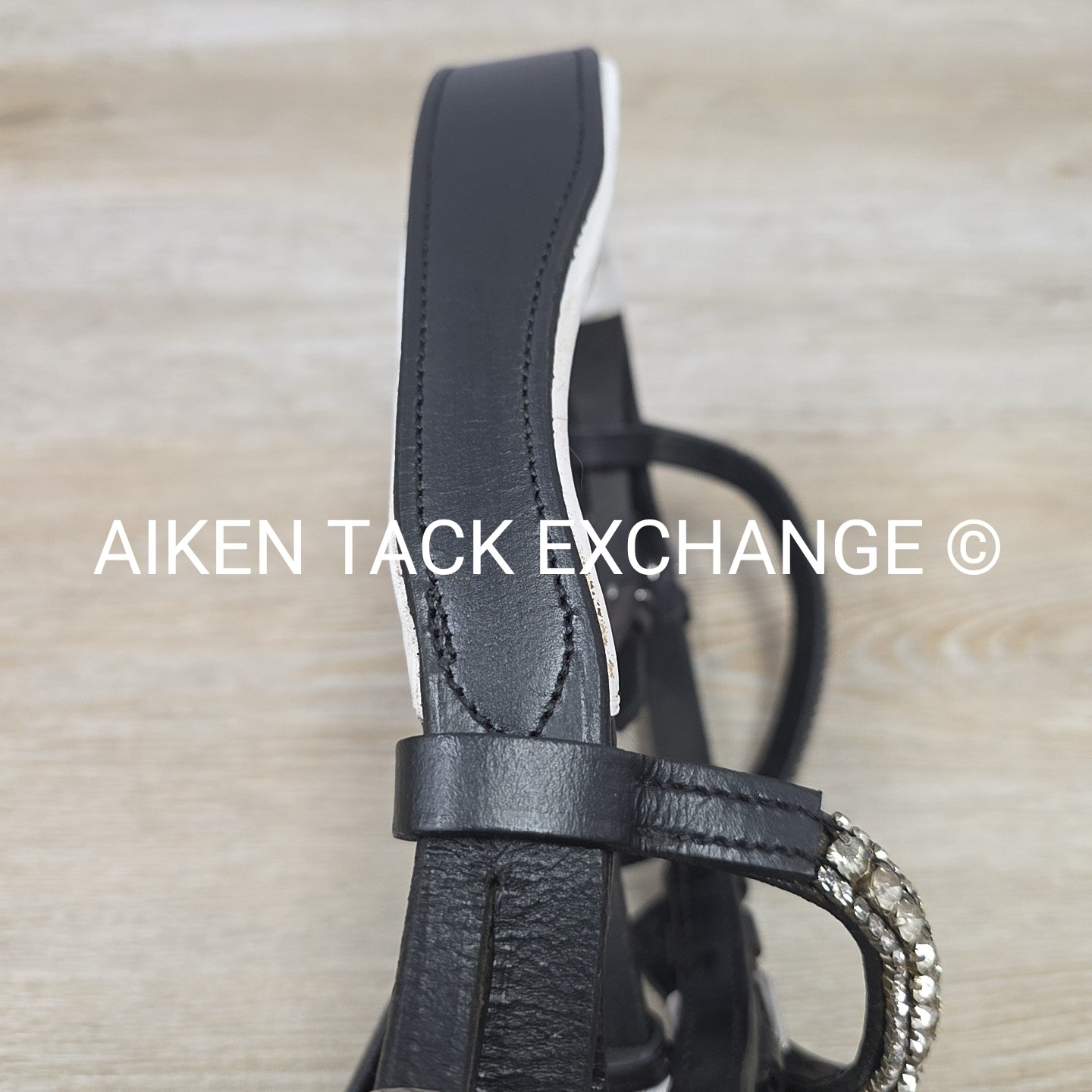 Horze Grayson Classic Dressage Ergonomic Bridle, No Reins, Black, Size Pony