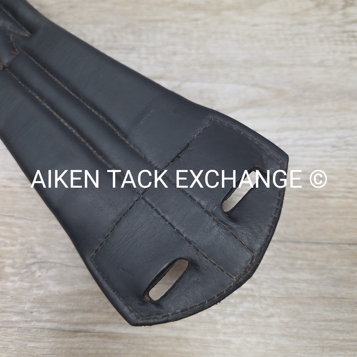 Trilogy Padded Leather Contour Girth, Black, 24"
