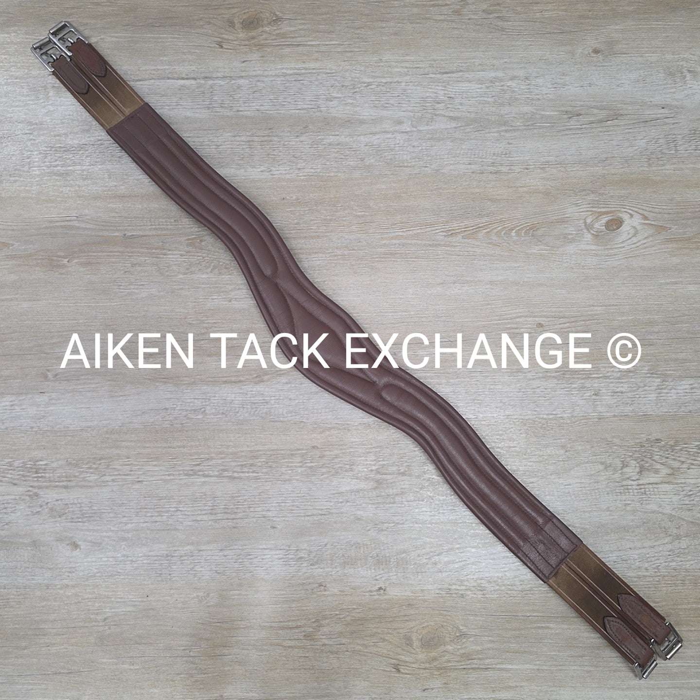 Camelot Anatomic Girth, Brown, 52"