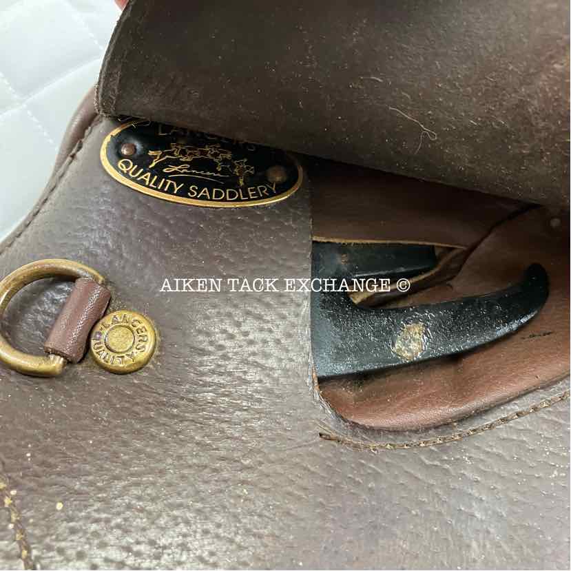 Lancers Close Contact Jump Saddle, 17" Seat, Medium/Medium Wide Tree, Foam Panels