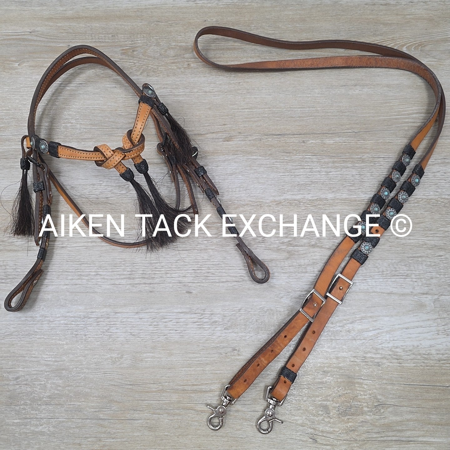 Western Browband Bridle with Matching Reins