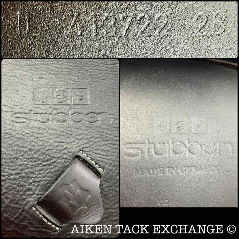2017 Stubben True Nature Dressage Saddle, 18" Seat, Short Flap, 28cm Tree - Medium, Wool Flocked Panels