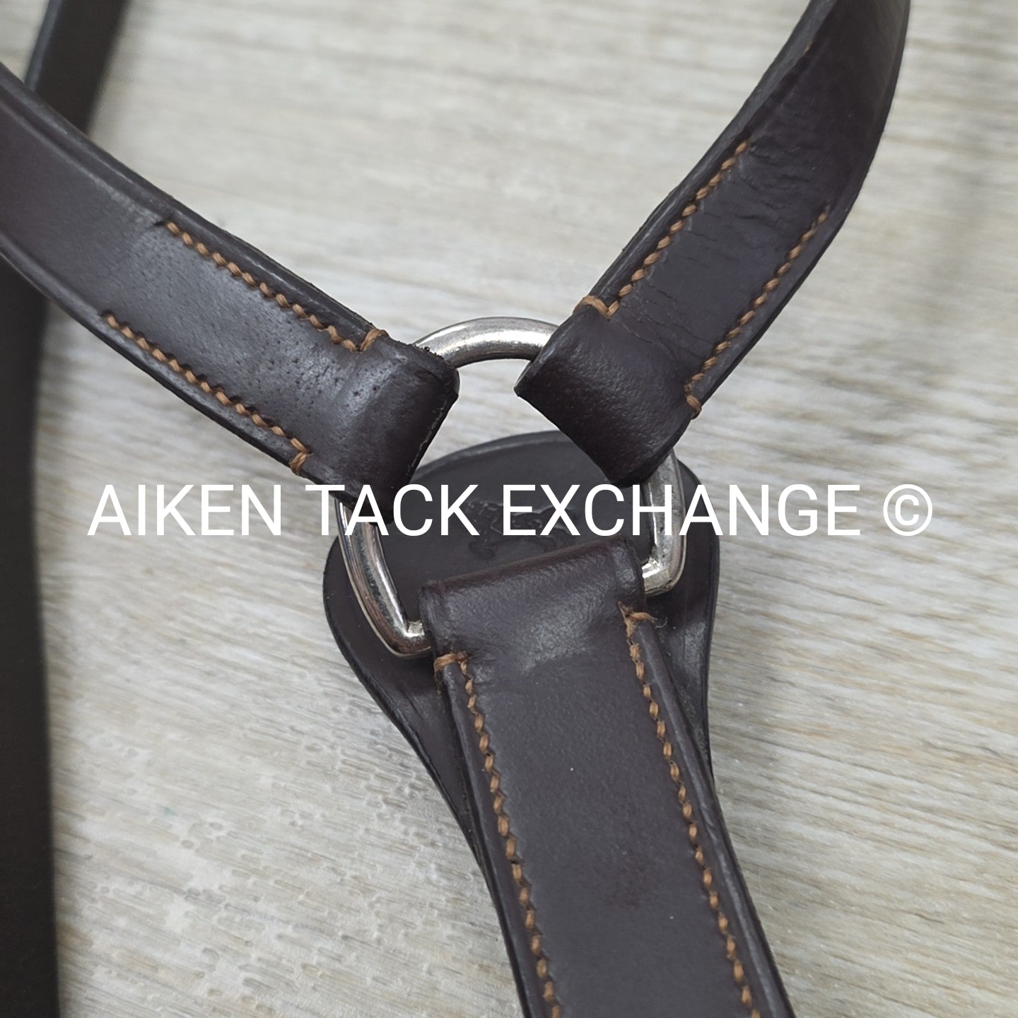 Bobby's English Silver Spur German Martingale Set, Brown, Warmblood (Oversize)