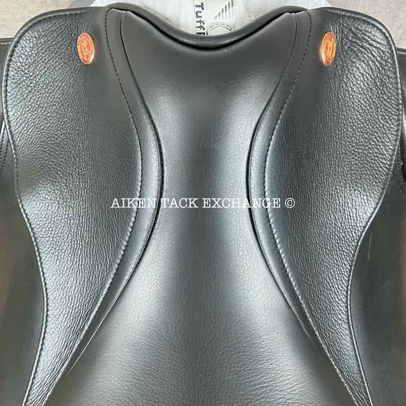 Kent & Masters MDM S-Series Standard Wither Moveable Block Dressage Saddle, 17.5" Seat, Adjustable Tree - Changeable Gullet, Wool Flocked Panels