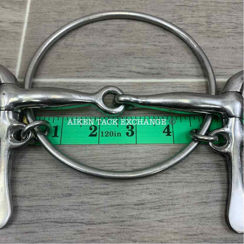 Dexter Ring Single Joint Half Cheek Racing Bit 5"
