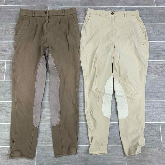 BARGAIN BUNDLE: Riding Sport Full Seat & TuffRider Knee Patch Breeches, 28 R