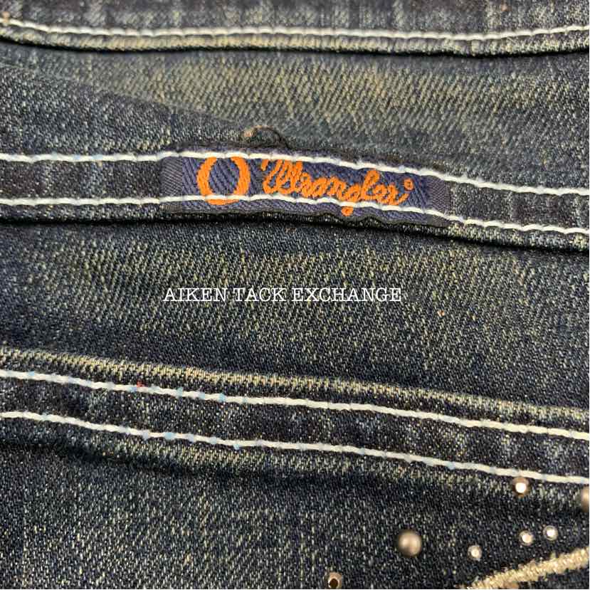 Wrangler Q-Baby Mid-Rise Jeans, Size 7/8