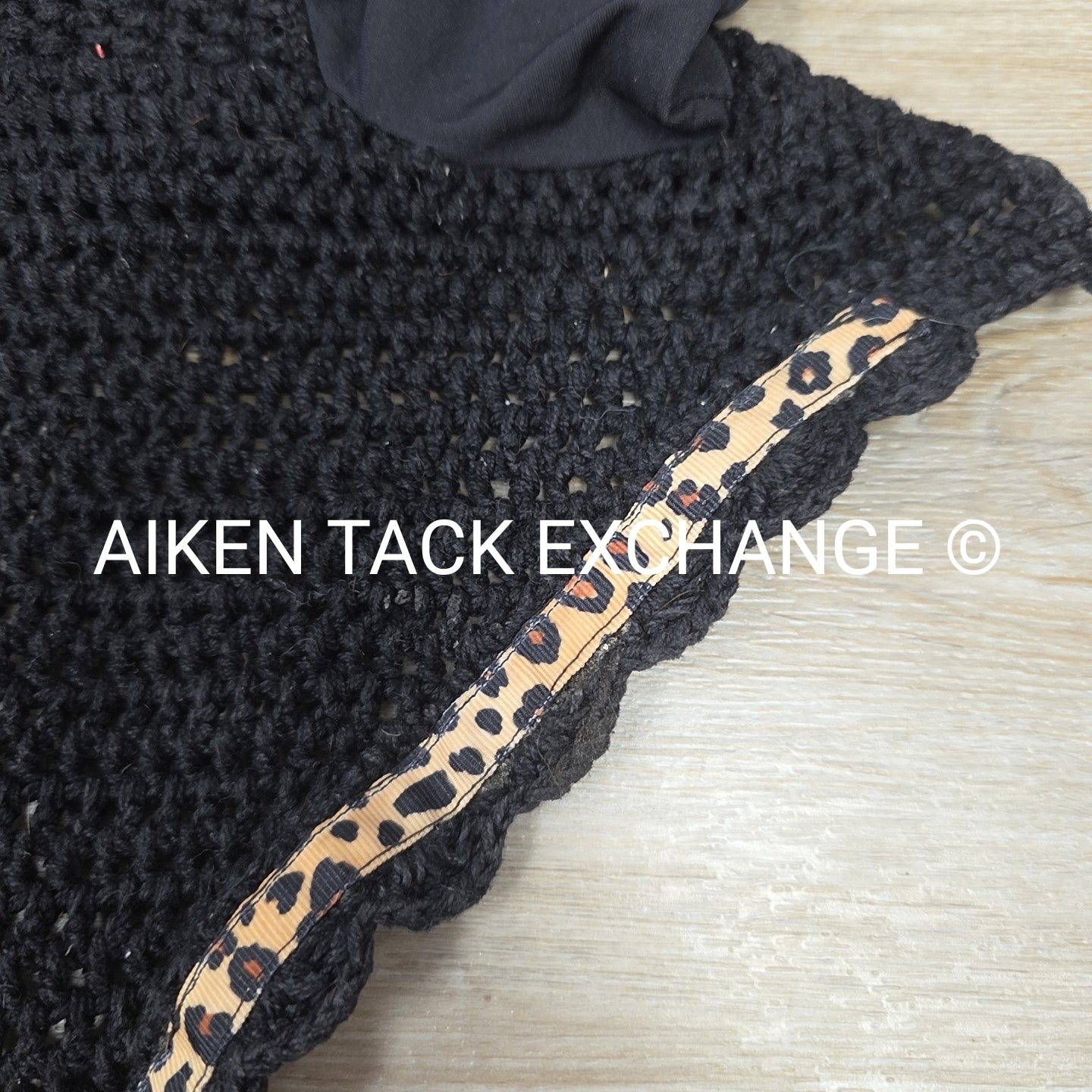 Leopard Print Ear Bonnet, Size Full