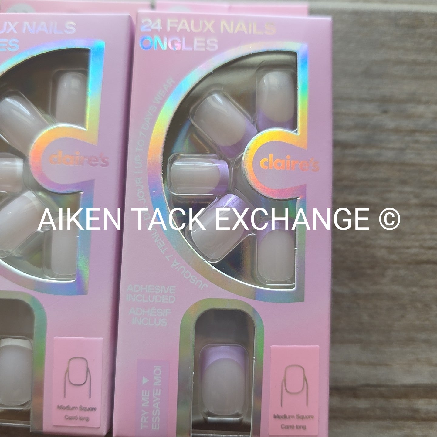 Claire's Press-On Nails (2 Sets) - 24 Count Each (48 Total)
