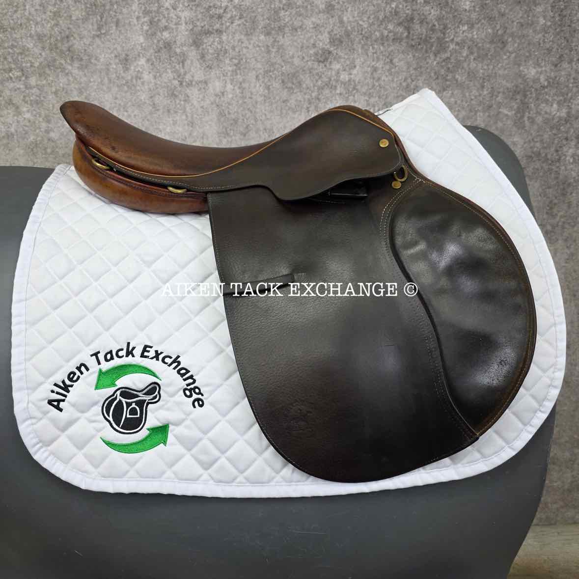 Crosby The Hampton Classic Close Contact Jump Saddle, 17" Seat, Medium Tree, Foam Panels