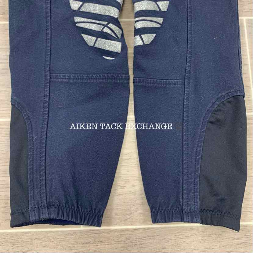 Dublin Silicone Glitter Knee Patch Breeches, Size 8