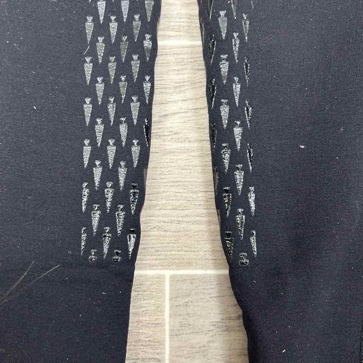 Kerrits Power Stretch Winter Silicone Knee Patch Tights, Size Large