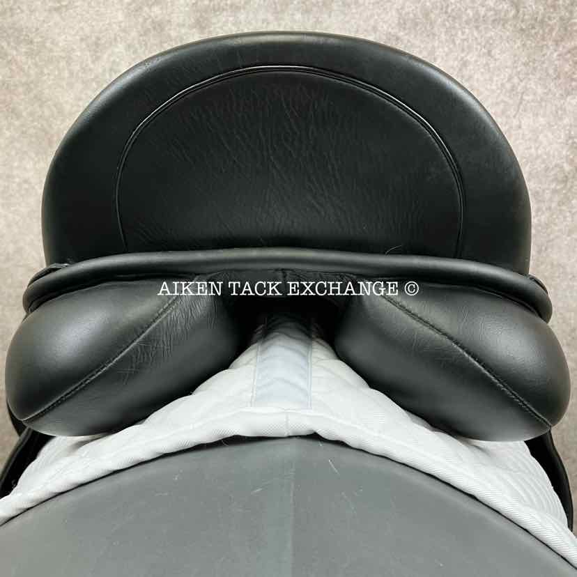Patrick Saddlery Equation Dressage Saddle, 18" Seat, Short Flap, Extra Wide Tree, Wool Flocked Panels