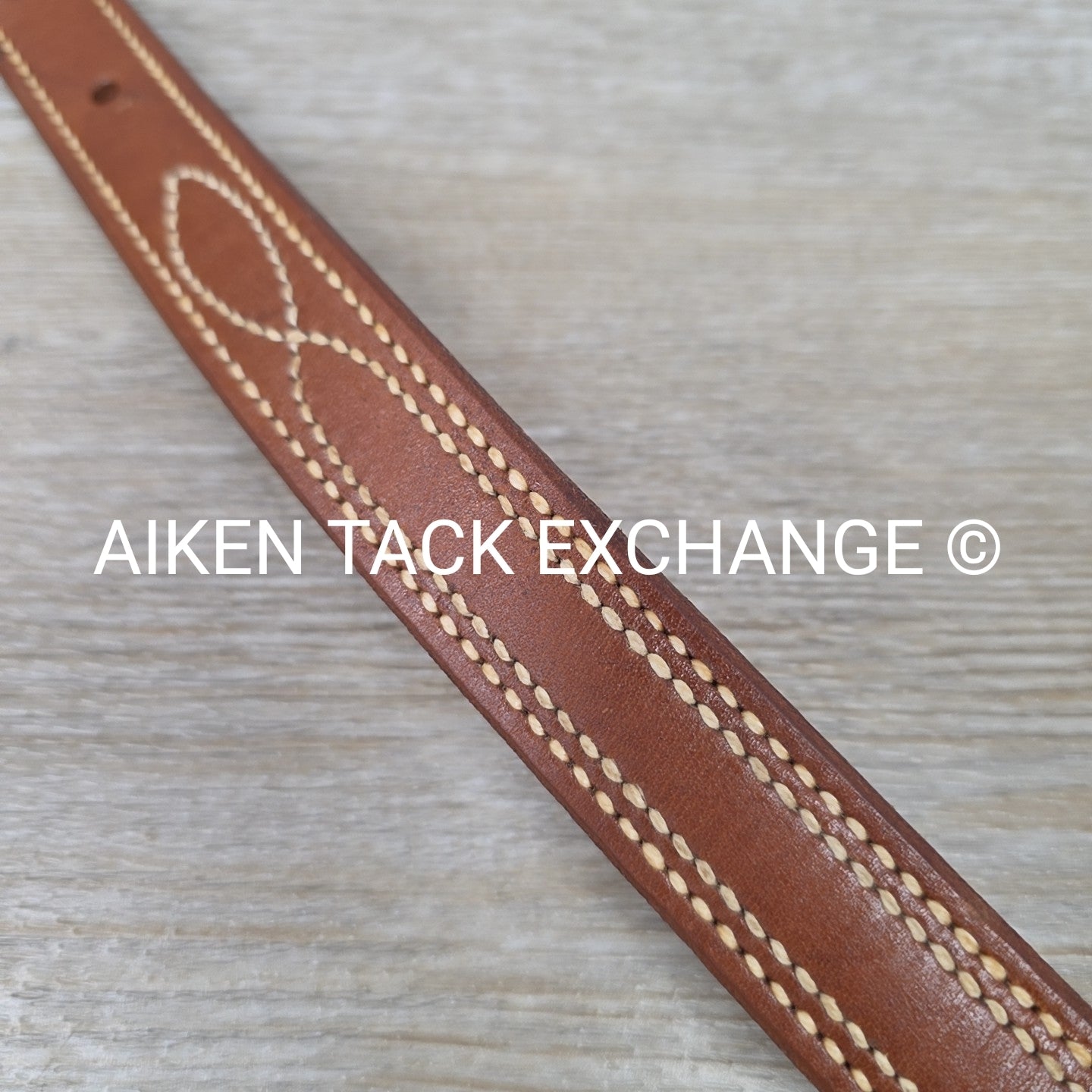 Stitched Replacement Halter Crown Piece, Brown, Size Full