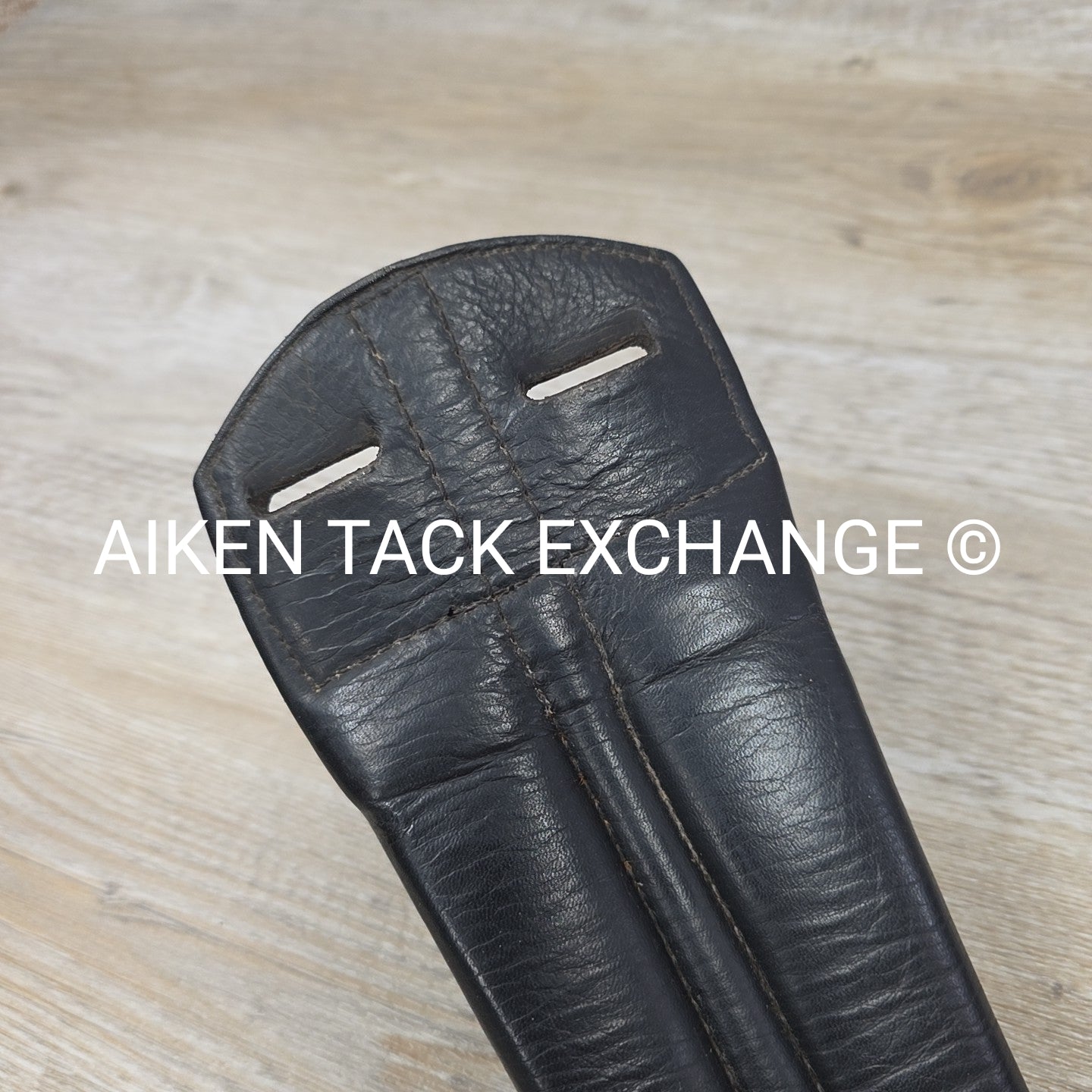 Trilogy Padded Leather Contour Girth, Black, 24"
