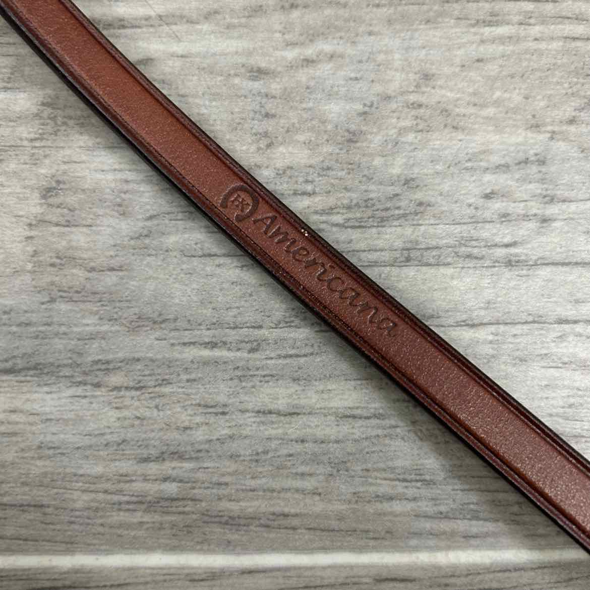 Harmohn Kraft Flat Laced Reins, Brown, 1/2" x 50", Brand New