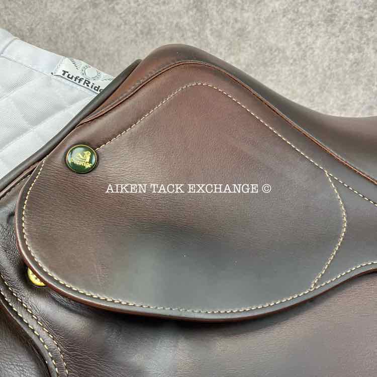 **SOLD** 2007 Prestige Nona Garson Elite Close Contact Jump Saddle, 17" Seat, 33 Tree - Medium (Adjustable), Foam Panels