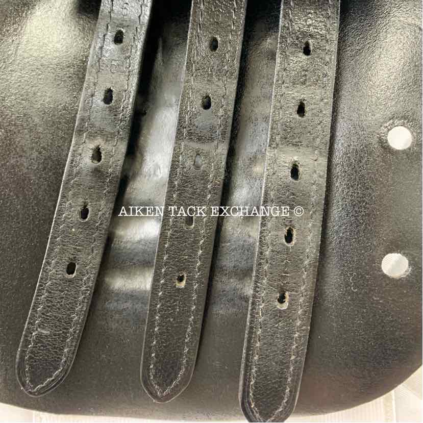 **SOLD** 2003 Kieffer Norbert Koof FL All Purpose Jump Saddle, 17" Seat, Medium Wide Tree, Wool Flocked Panels