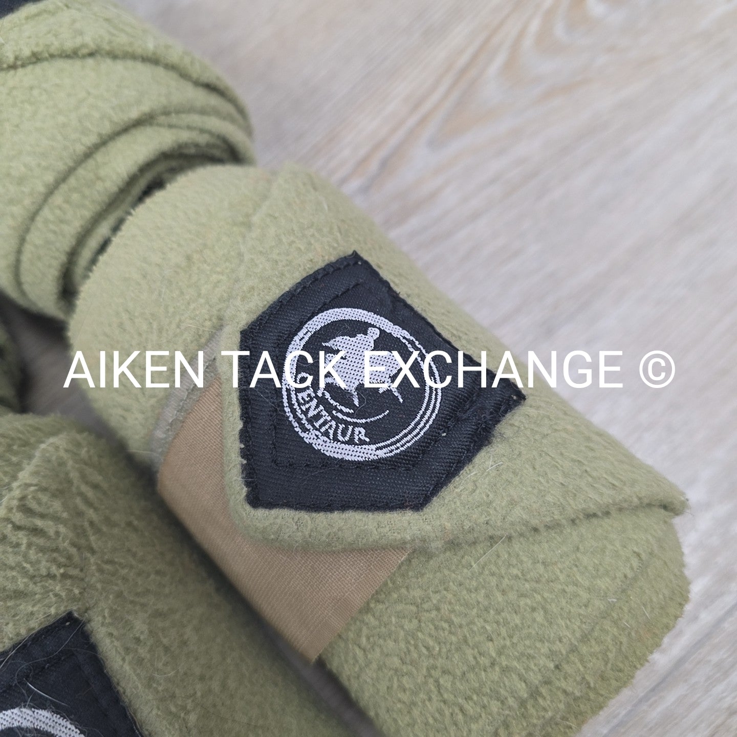 Centaur Fleece Polo Wraps, Olive Green, Set of 4