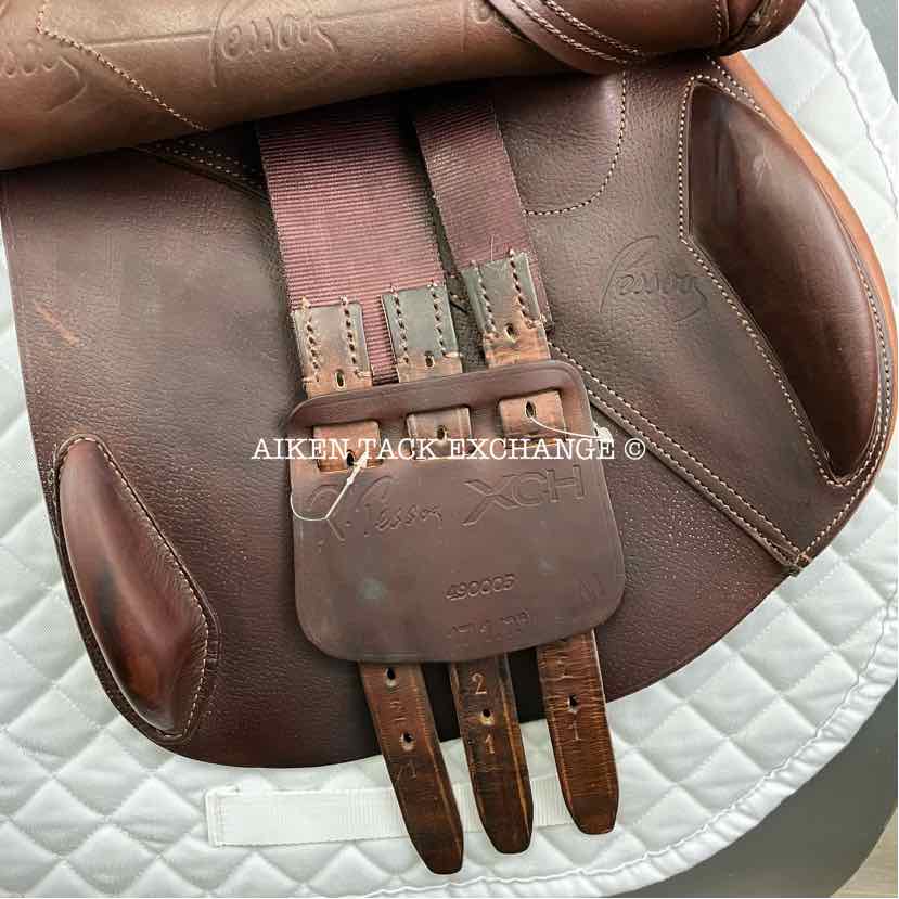 2019 Pessoa Gen-X3 Close Contact Jump Saddle, 17.5" Seat, Adjustable Tree - XCH Changeable Gullet, Foam Panels