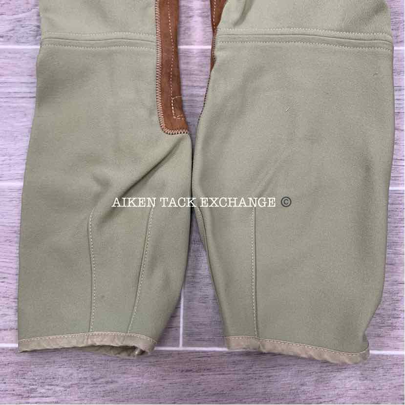 Tailored Sportsman Supreme Hunter Side Zip Knee Patch Breeches, Size 24 R