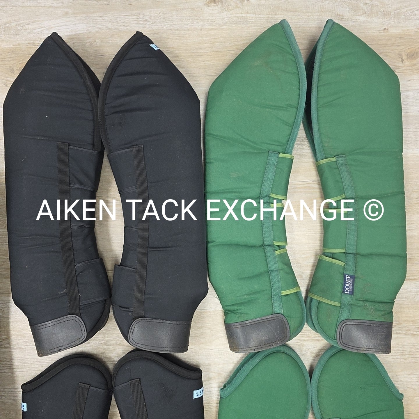 BARGAIN BUNDLE: Lende Shipping Boots with Case & Dover Saddlery Shipping Boots,