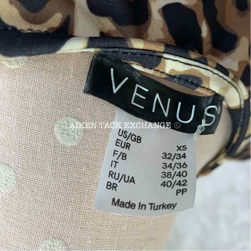 Venus Multi Surplice Cheetah Print Maxi Dress, Women's XSmall