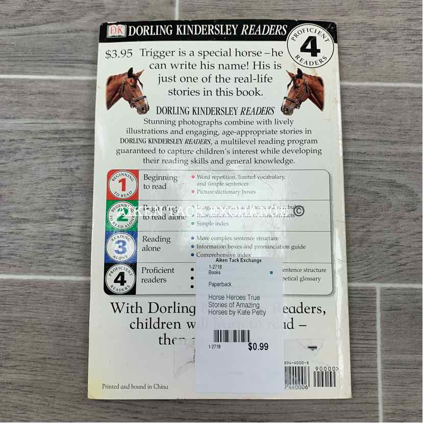 Horse Heroes True Stories of Amazing Horses by Kate Petty