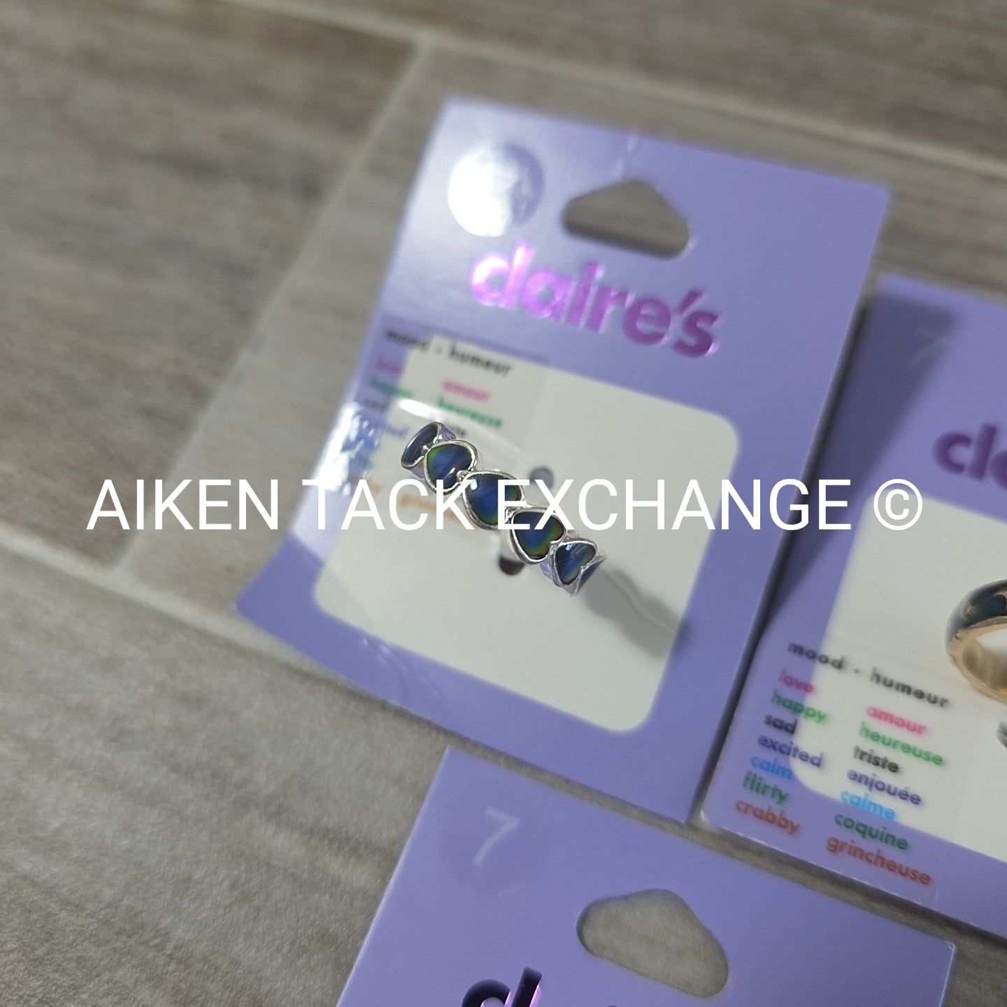 Claire's Mood Rings (3) - Size 7