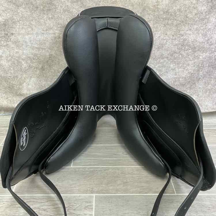 2023 Custom Saddlery Wolfgang Solo MKII Monoflap Dressage Saddle, 17.5" Seat, Adjustable Tree, Wool Flocked Panels