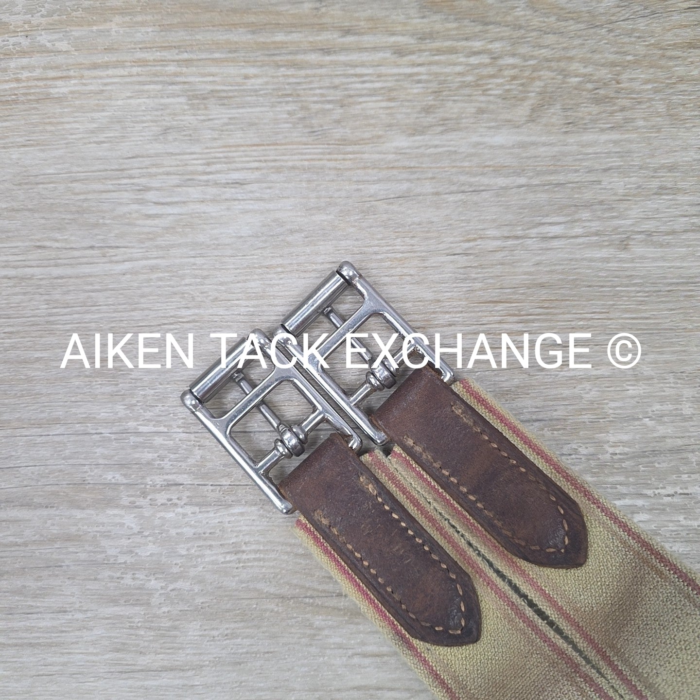 SmartPak Classic Hunter Girth with Double End Elastic, Brown, 48"