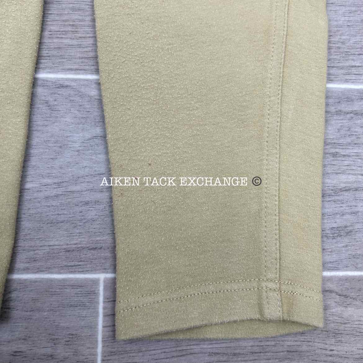 TuffRider Cotton Knee Patch Pull On Tights, Size 34