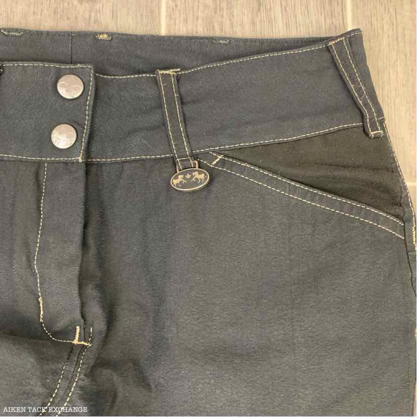 BARGAIN BUNDLE: 2 Pairs of Knee Patch Breeches, Equine Couture & HKM, Size 28
