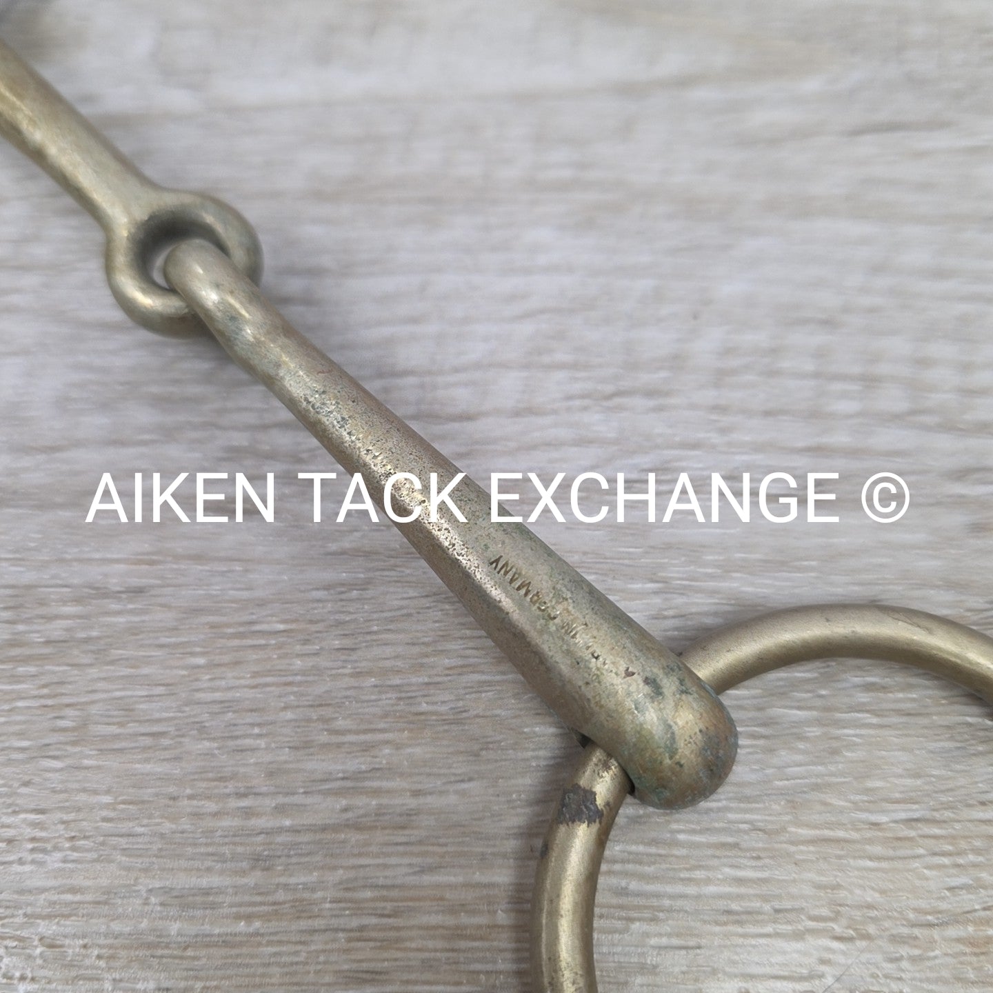 Huck Rostfrei Single Joint Loose Ring Bradoon Bit 5"