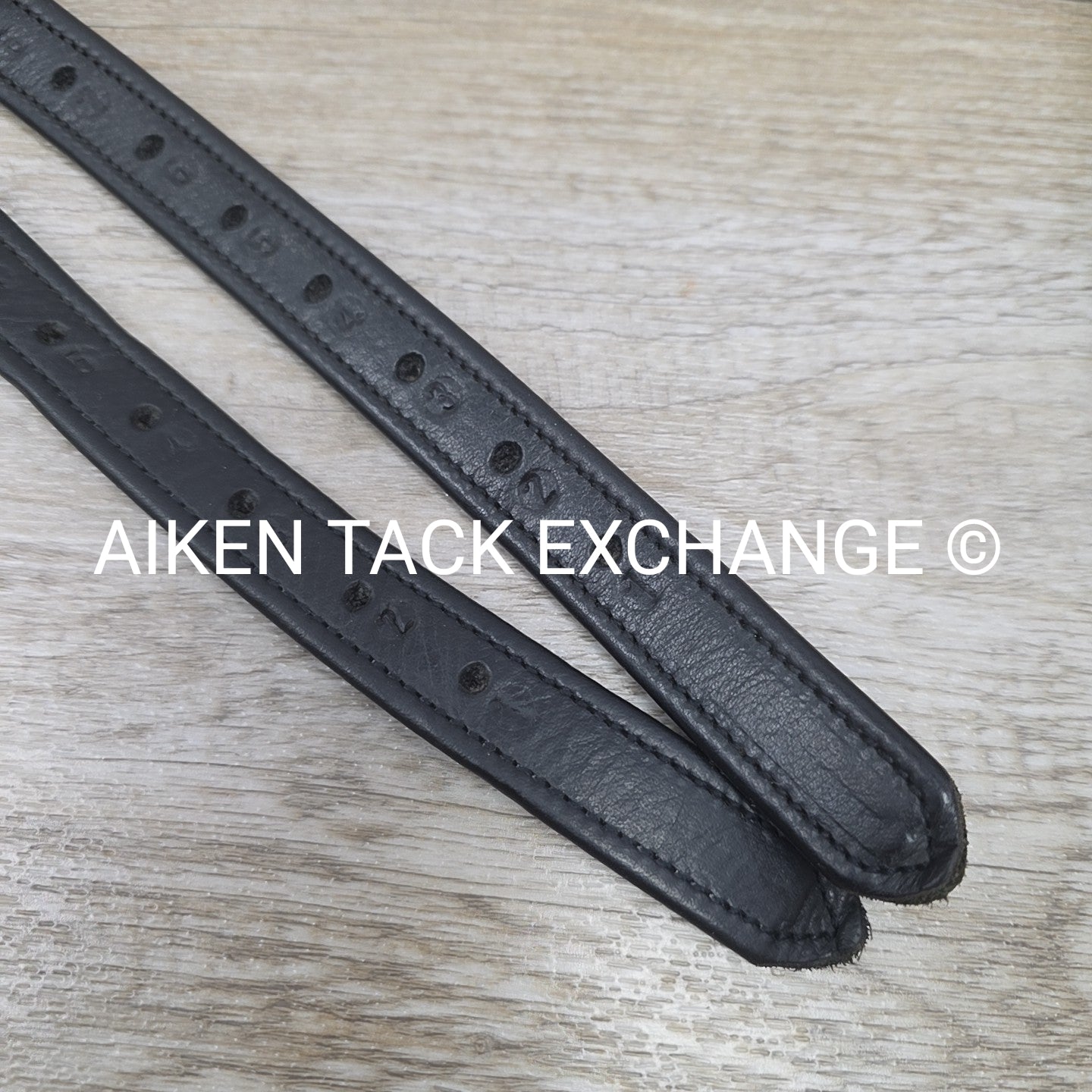 Nylon Lined Wrapped Stirrup Leathers, Black, 66"
